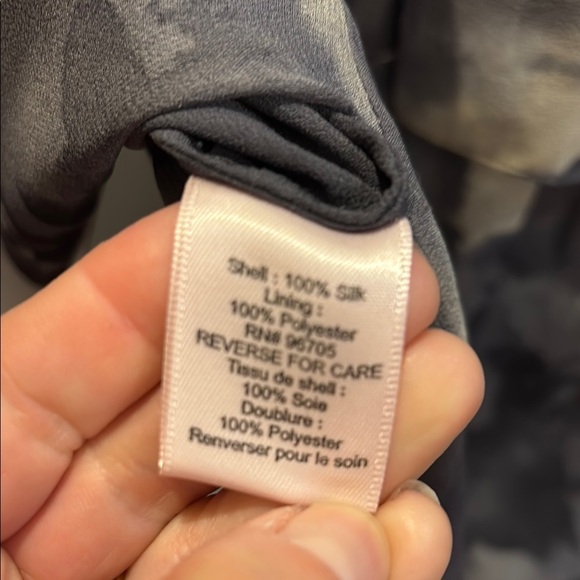 Rebecca Taylor floral ruffle 100%silk tank blouse sz 6 - Picture 6 of 6